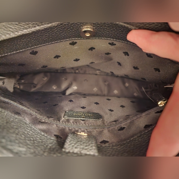 Black Kate Spade Purse Black Medium/Large - Picture 4 of 6